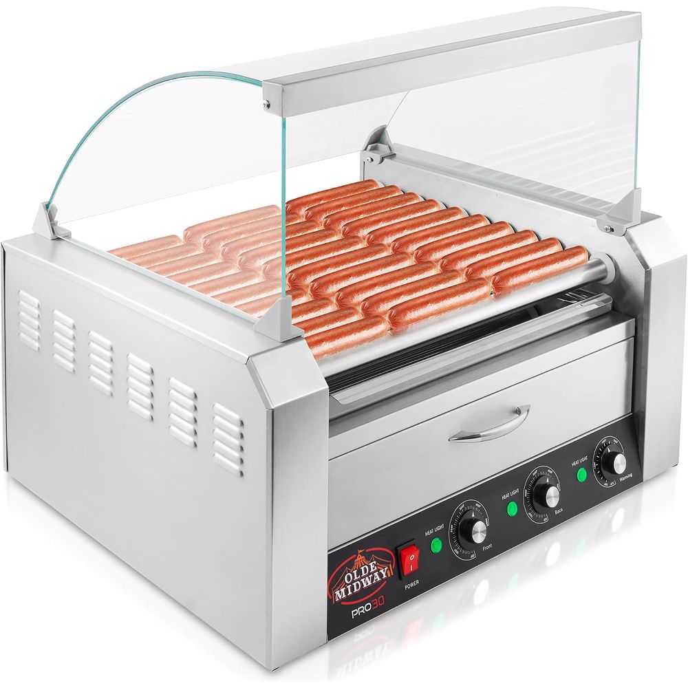 Hot Dog Roller Grill - شواية كهربائية أولدي واي لـ 30