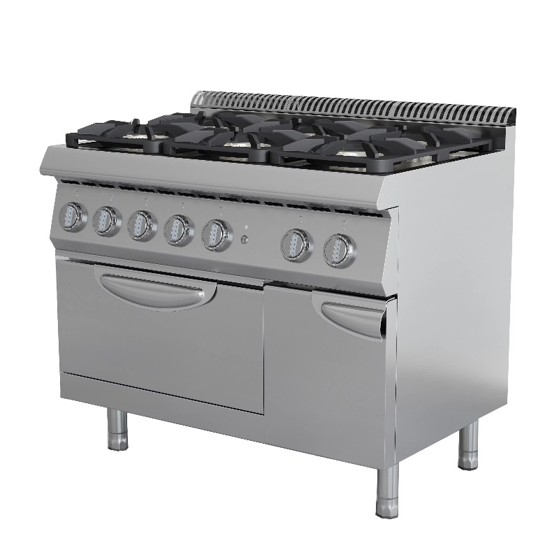 Commercial Kitchen Oven - موقد غاز تجاري من الفولاذ المقاوم