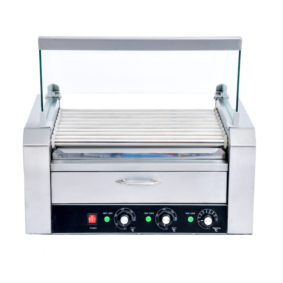 Hot Dog Roller Grill - شواية هوت دوج تجارية HHD09A مع