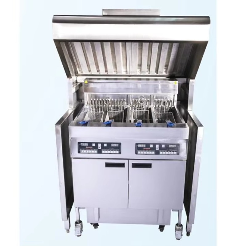 Commercial Kitchen Hood - غطاء أرضي تجاري مخصص من الفولاذ