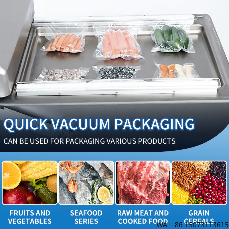 Vacuum Sealer - جهاز تغليف بالتفريغ التجاري DZ-500 بغرفتين