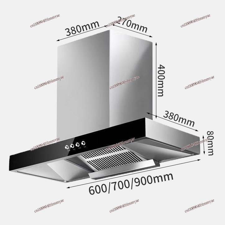 Commercial Kitchen Hood - شفاط المطبخ المنزلي ذو الشفط الكبير،