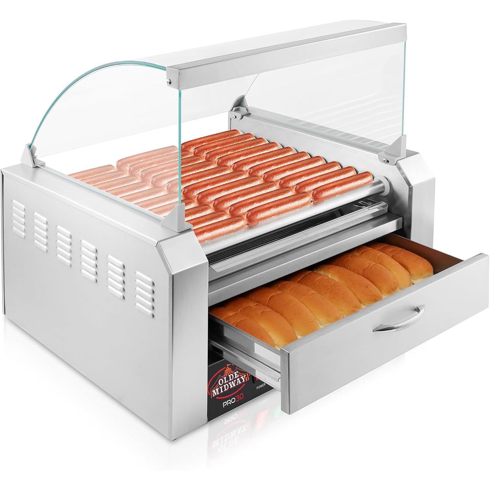 شواية كهربائية أولدي واي لـ 30 - مراجعة Hot Dog Roller Grill وسعره