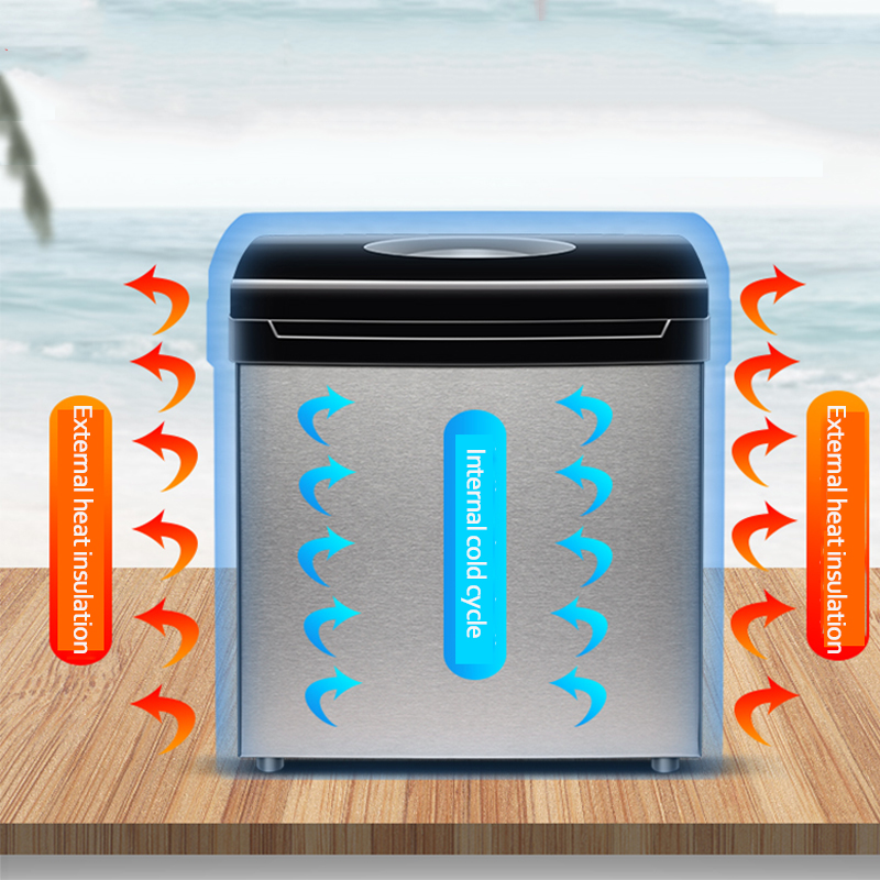 ماكينة صنع مكعبات الثلج التجار - مراجعة Commercial Kitchen Ice Machine وسعره