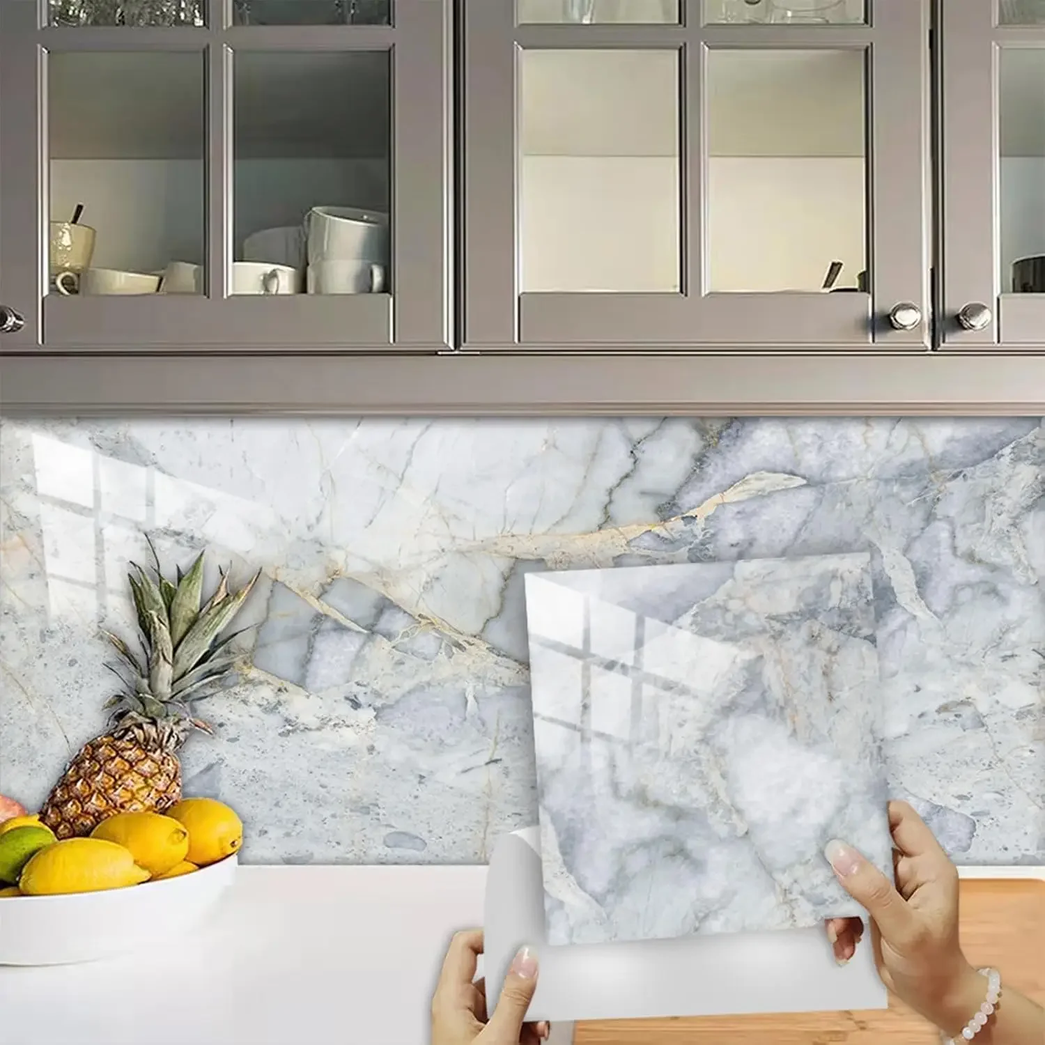 10/30/50 قطعة سميكة ذاتية اللص - مراجعة Commercial Kitchen Tiles وسعره