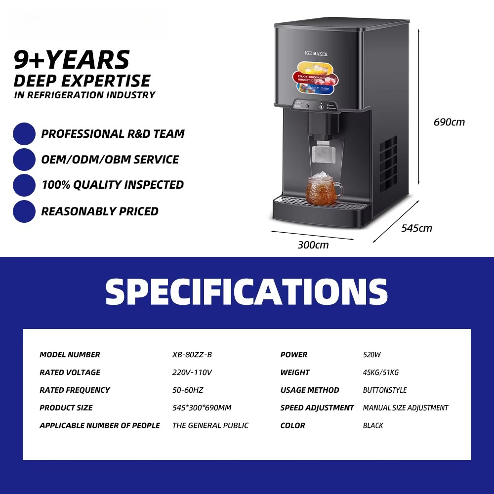 ابتكار جديد: ماكينة صنع الثلج  - مراجعة Commercial Kitchen Ice Machine وسعره