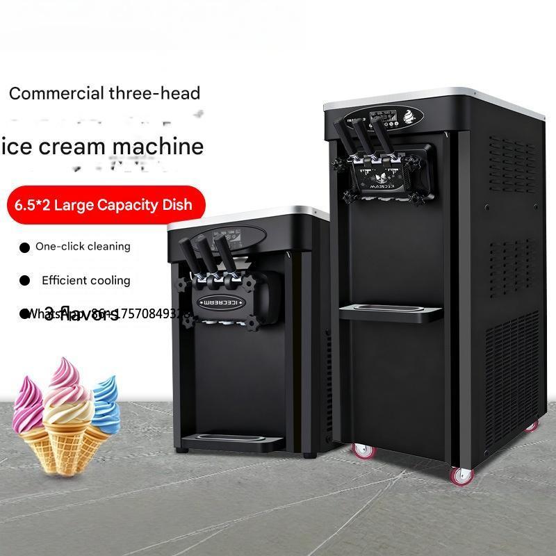 آلة صنع الآيس كريم الناعم التج - مراجعة Commercial Kitchen Ice Machine وسعره