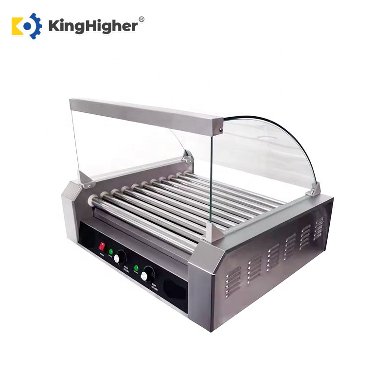 شواية نقانق كهربائية تجارية جد - مراجعة Hot Dog Roller Grill وسعره