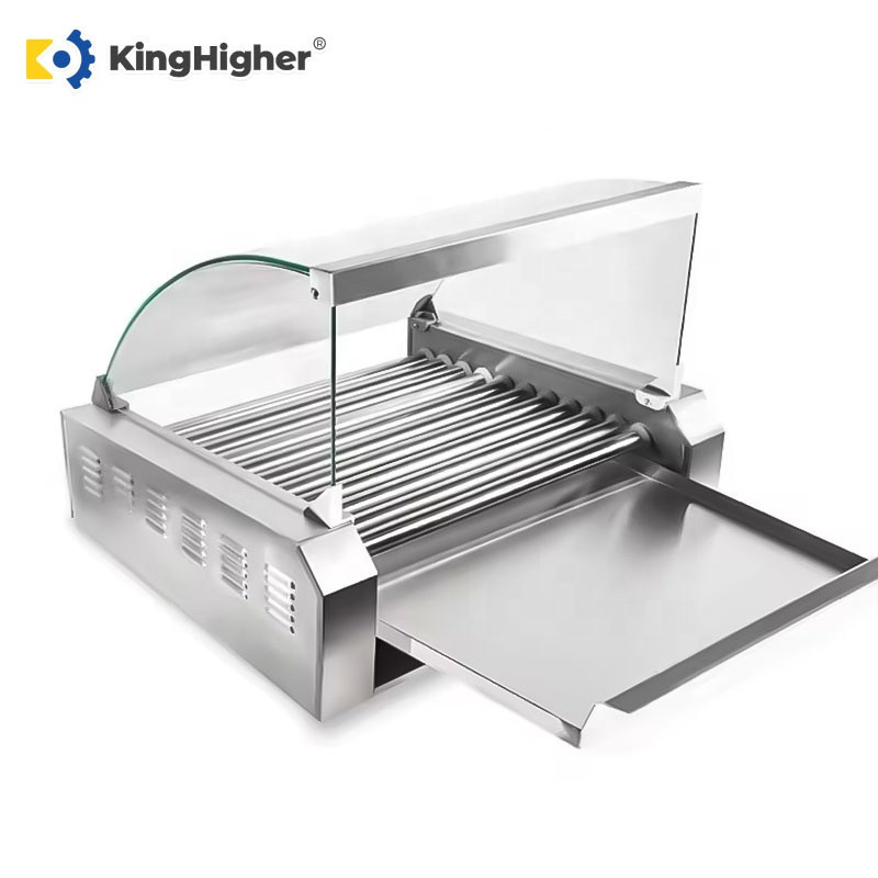 شواية نقانق كهربائية تجارية جد - مراجعة Hot Dog Roller Grill وسعره