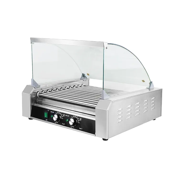 هوت دوج 11 رولر 27 كلب شواء هو - مراجعة Hot Dog Roller Grill وسعره