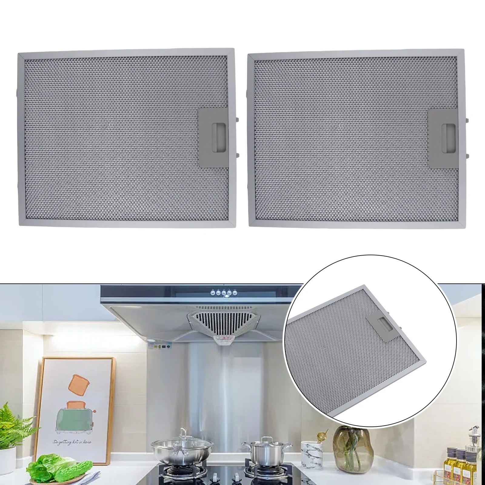 2 قطعة غطاء محرك السيارة مرشحا - مراجعة Commercial Kitchen Hood وسعره