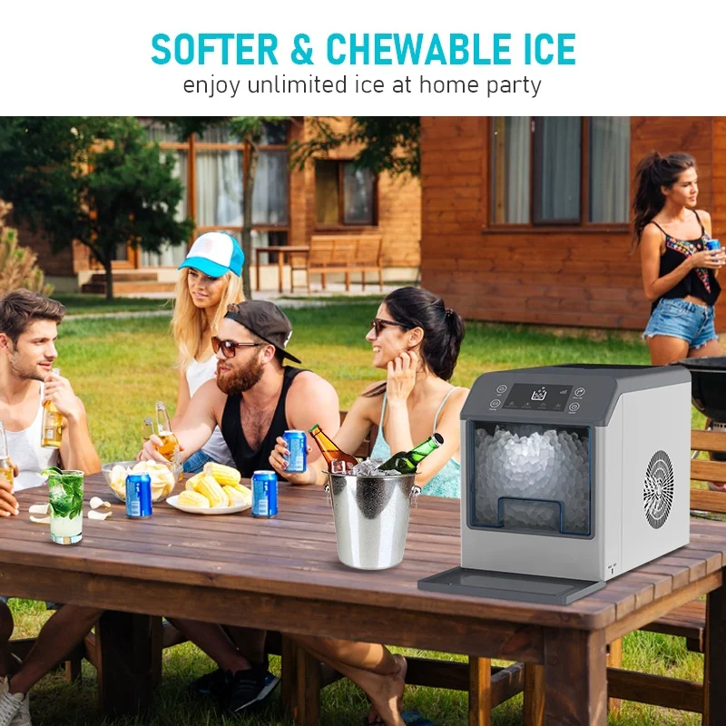 ماكينة صنع الثلج التجارية 33LB - مراجعة Commercial Kitchen Ice Machine وسعره