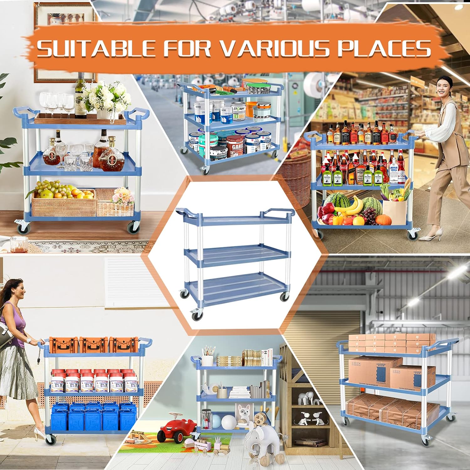 عربة خدمة متعددة الاستخدامات ك - مراجعة Commercial Kitchen Warehouse وسعره