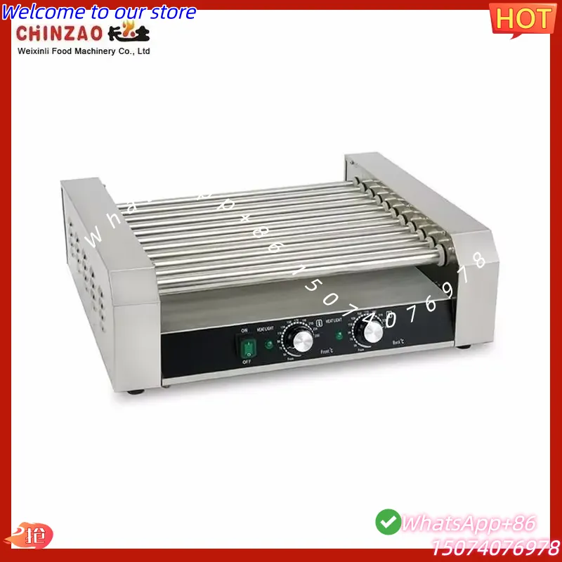 2026 11 آلة هوت دوج كهربائية ت - مراجعة Hot Dog Roller Grill وسعره