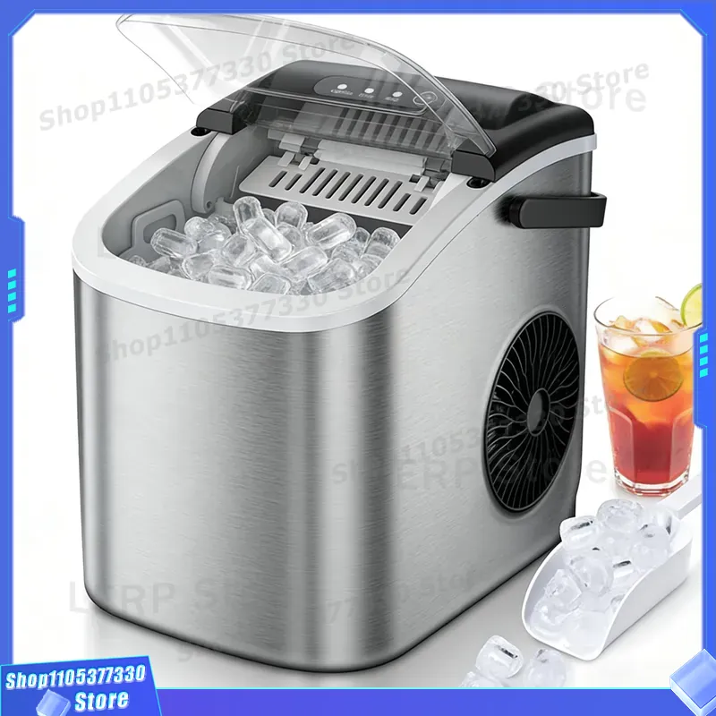 آلة صنع الثلج التجارية بسعة 26 - مراجعة Commercial Kitchen Ice Machine وسعره