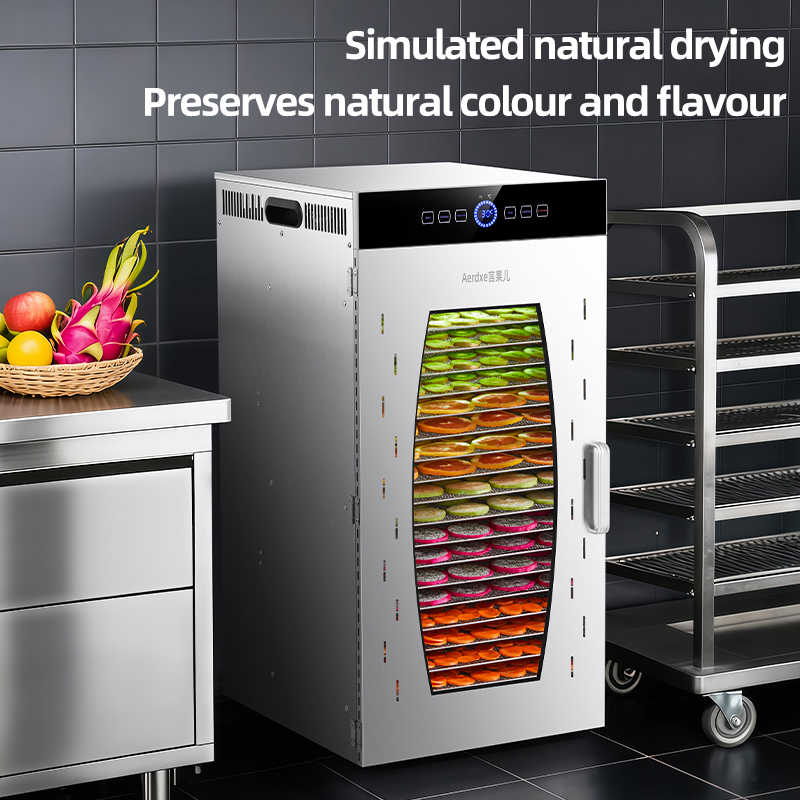 مجفف طعام بـ 24 صينية، آلة تجف - مراجعة Commercial Kitchen Oven وسعره